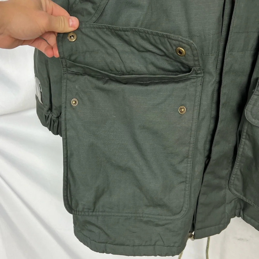 Willis & Geiger Military Ripstop Utility Cargo Hooded Parka Men’s L Heavyweight - Picture 6 of 16